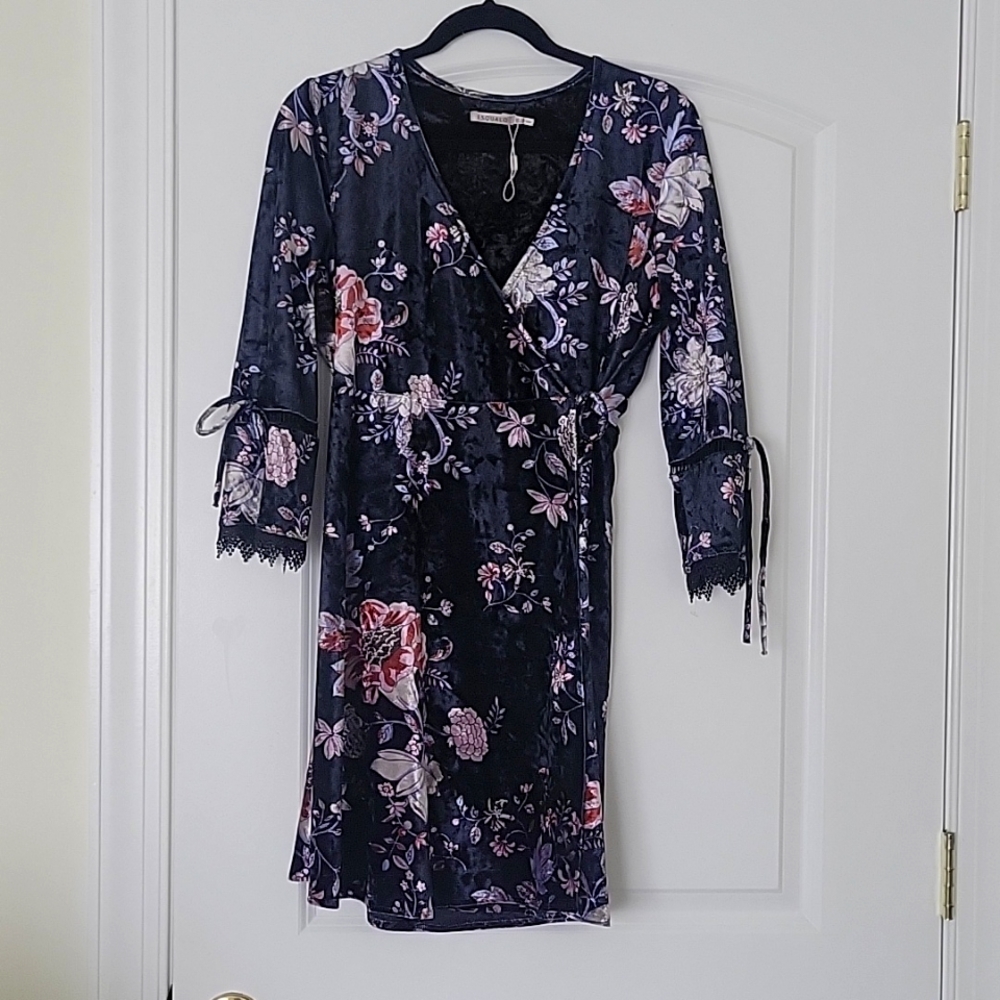 Velvet dress spring